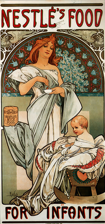 Nestle's Food for Infants Alphonse Mucha